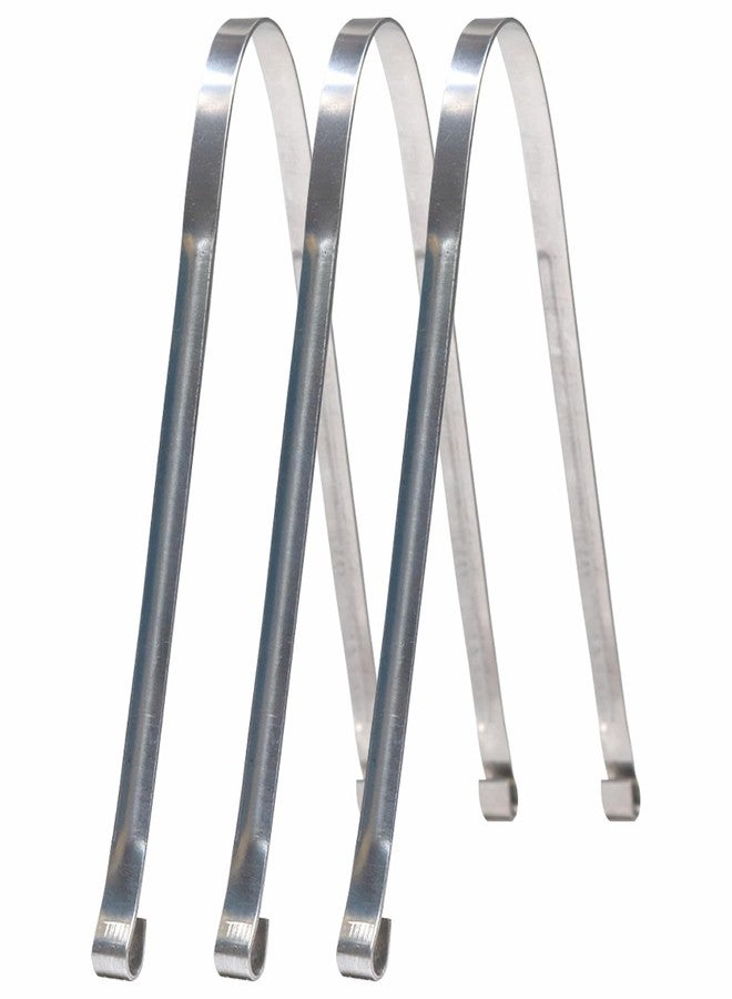 FLASHFOX Stainless Steel Tongue Cleaner for Adults | Flat Design Tongue Scraper for Oral Hygiene | Metal Tongue Cleaner for Fresh Breath â€“ Pack of 3 - Image 1